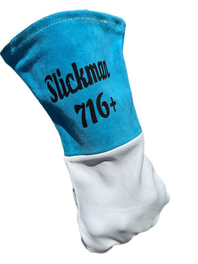 LIMITETD EDTION TEAL SLICKMAN 716 plus ELK SKIN WELDING GLOVES