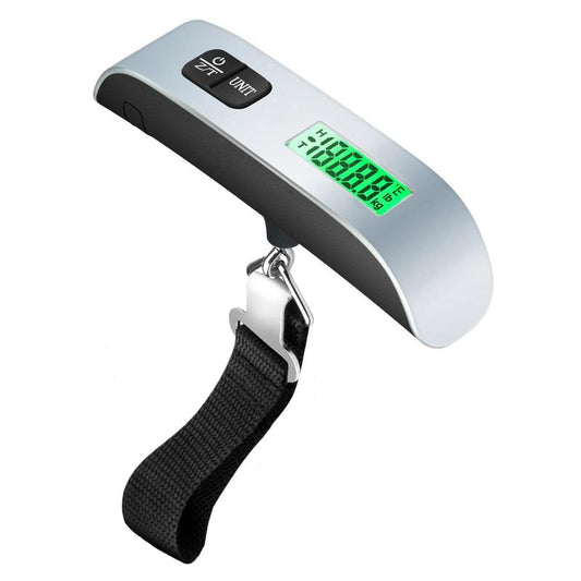 [2025 Good Gifts] Luggage Scale, Portable Digital Hanging Baggage Scale for Travel, Suitcase Weight Scale with Rubber Paint, 110 Pounds, Battery Included.Ms