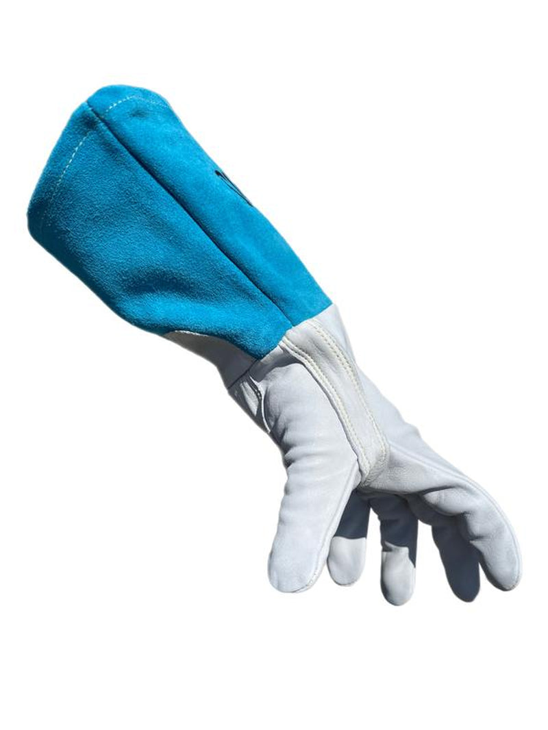 LIMITETD EDTION TEAL SLICKMAN 716 plus ELK SKIN WELDING GLOVES